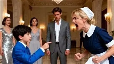 حين طلب المليونير من ابنه اختيار أمٍّ جديدة… لم يتوقع أن يشير إلى الخادمة!