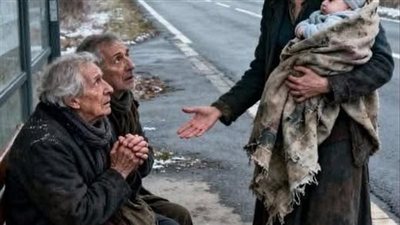 تلتقي ام عزباء بزوجين مسنين