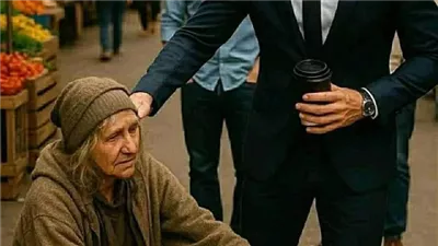 قصة مليونير حديث الثراء دفعَ متسوّلةً فقيرة في السوق