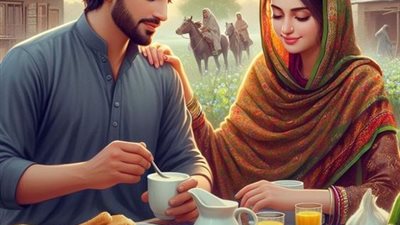 ام سعيد فجأة راحت إلى لندن تزور ابنها