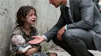 طفلةٌ من الشارع تتوسّل ادفن أختي وردُّ الأرمل المليونير سيُدهشك