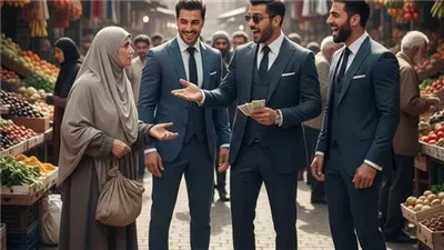 مليونير يسخر من متسوّلة في السوق ليضحك أصدقاءه… ثم يكتشف أنها أمه