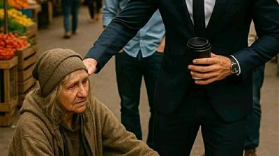 قصة مليونير حديث الثراء دفعَ متسوّلةً فقيرة في السوق