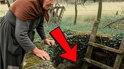 قصة ذهبت امرأة مُسِنّة لتنظيف بئرٍ مهجور